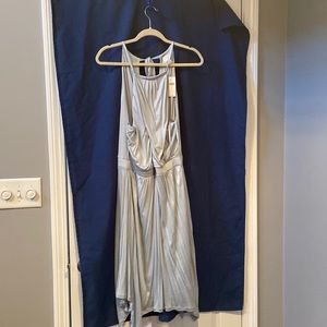 NWT ice blue Anthropologie sundress